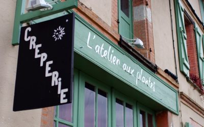 La crêpe fleurie, à Beaumont de Lomagne 82