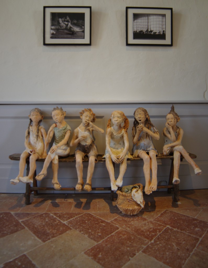 sculptures de fanny ferré au château de laréole