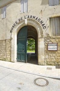 entrée du musée de l'armagnac - condom