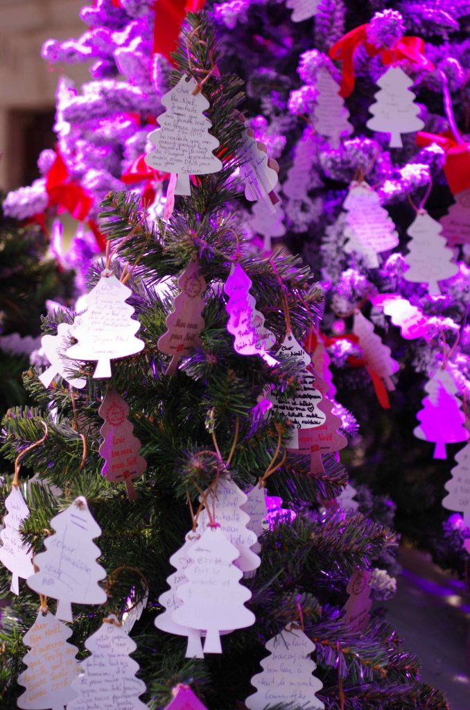 voeux au père noël, sapin de la place du capitole